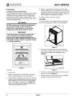 Preview for 10 page of U-Line ADA24R Use And Care Manual