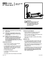 U-Line BT H-1003 Manual preview
