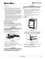 Preview for 11 page of U-Line Echelon 2115RS00 Use And Care Manual