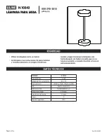 Предварительный просмотр 3 страницы U-Line H-10343 Quick Start Manual