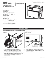 Preview for 1 page of U-Line H-2079 Operation Instructions Manual