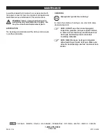 Preview for 2 page of U-Line H-8094 Instructions Manual