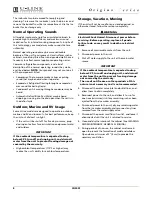 Preview for 8 page of U-Line Origins CO29FF Use And Care Manual