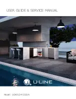 U-Line Outdoor UOKR124SS01A User Manual & Service Manual preview