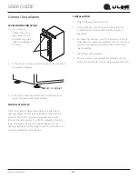 Preview for 11 page of U-Line Outdoor UOKR124SS01A User Manual & Service Manual