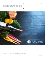U-Line UARI121WS01A Quick Start Manual preview