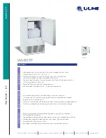 U-Line WH95TP Specifications preview