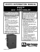 U.S. Boiler Company PVG User Manual preview