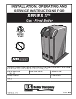 U.S. Boiler Company SERIES 3 Installation, Operating And Service Instructions preview