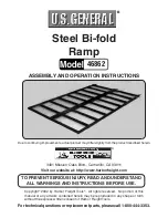 Preview for 1 page of U.S. General 46862 Assembly And Operation Instructions Manual