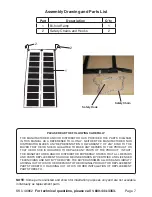 Preview for 7 page of U.S. General 46862 Assembly And Operation Instructions Manual