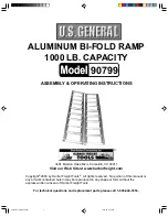 U.S. General 90799 Assembly And Operating Instructions preview