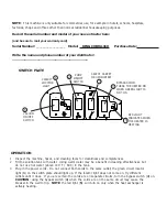 Preview for 4 page of U.S. Products KING COBRA 310 Information & Operating Instructions