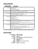 Preview for 9 page of U.S. Products SOLUS-500 Information & Operating Instructions