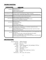 Preview for 20 page of U.S. Products SOLUS-500 Information & Operating Instructions