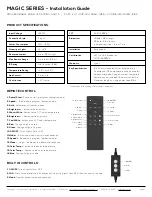 Preview for 3 page of U Technology Magic Series Installation Manual