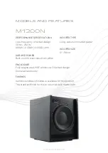 Preview for 8 page of uandksound M6 Series Owner'S Manual