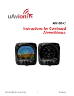 uAvionix AV-30-C Instructions For Continued Airworthiness preview