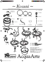 Preview for 1 page of ubbink AcquaArte Kozani Manual