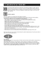 Предварительный просмотр 2 страницы ubbink Air 2000 Outdoor Instructions For Use Manual