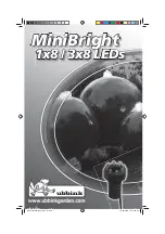 ubbink MiniBright 1x8 LED Operating	 Instruction preview