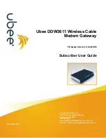 Ubee DDW3611 User Manual preview