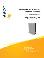 Ubee DDW36C User Manual preview
