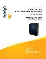 Ubee DVW32CB Subscriber User Manual preview