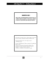 Preview for 2 page of UBI EasyCoder 71 Getting Started Manual