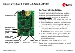 Ublox EVK-ANNA-B112 Quick Start preview