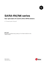 Ublox SARA-R4 Series Command Manual preview