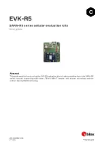 Предварительный просмотр 1 страницы Ublox SARA-R5 Series User Manual