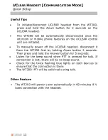 Preview for 13 page of Uclear WT300 User Manual