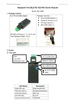 Uconnect BLE-485C User Manual preview
