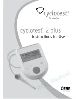 uebe Cyclotest 2 plus Instruction Manual предпросмотр