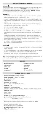 Preview for 2 page of UEi UECOA2 Instruction Manual