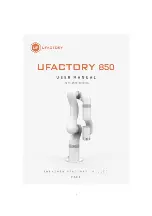 UFactory 850 User Manual preview