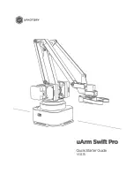 UFactory uArm Swift Pro Quick Starter Manual preview