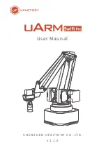 UFactory uArm Swift Pro User Manual preview