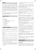 Preview for 18 page of UFESA BP4560 Operating Instructions Manual