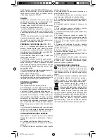 Preview for 20 page of UFESA CK7355 Operating Instructions Manual