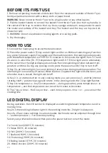 Preview for 24 page of UFESA Sensei Instruction Manual