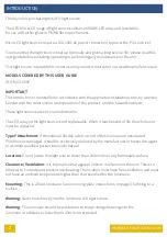 Preview for 2 page of UFO MicroLED 1000P User Manual