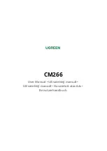 Preview for 1 page of UGREEN CM266 User Manual