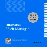 Preview for 1 page of Ultimaker S5 Air Manager Quick Start Manual