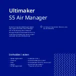 Preview for 74 page of Ultimaker S5 Air Manager Quick Start Manual