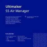 Preview for 104 page of Ultimaker S5 Air Manager Quick Start Manual