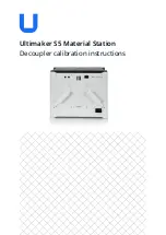 Ultimaker S5 Material Station Instructions preview