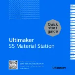 Ultimaker S5 Material Station Quick Start Manual preview