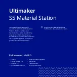 Предварительный просмотр 32 страницы Ultimaker S5 Material Station Quick Start Manual